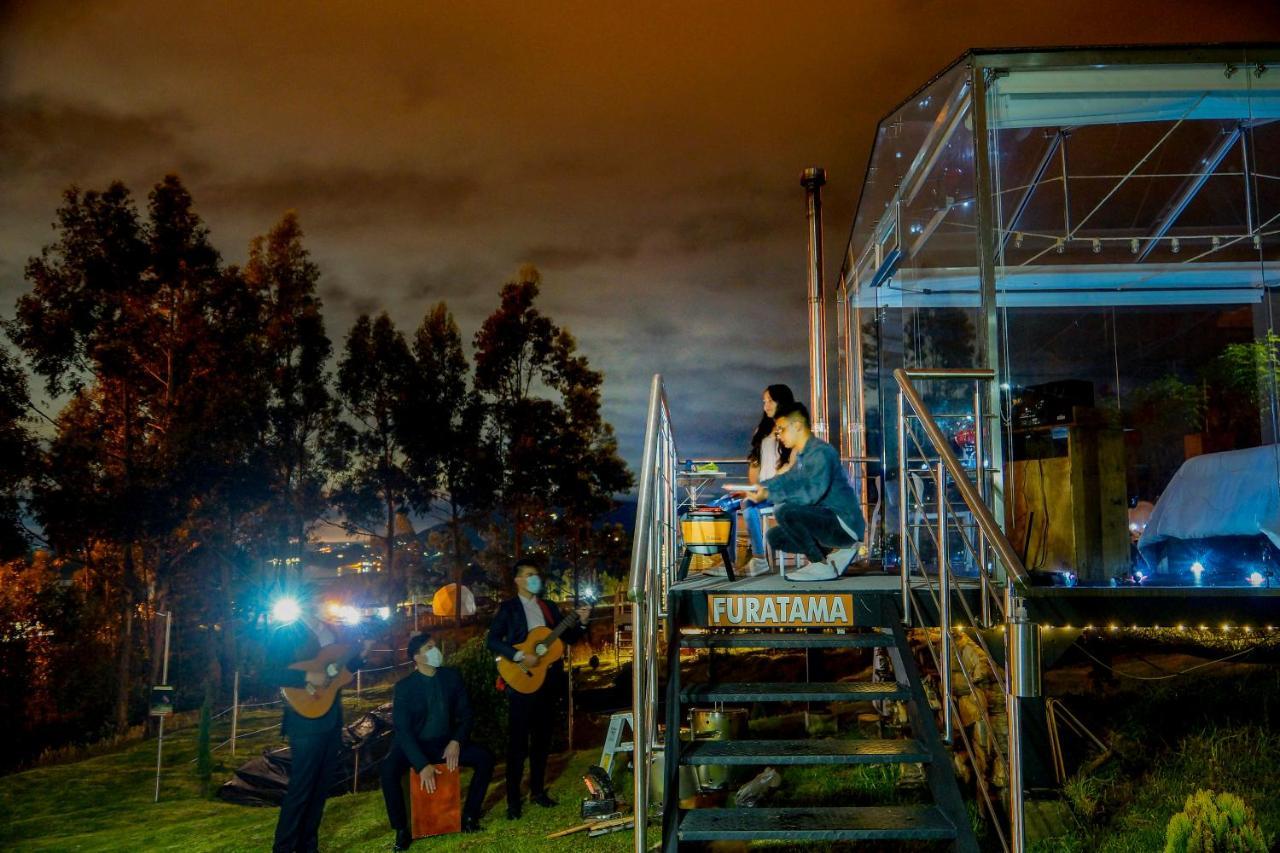 Glamping Cristal Hotel Guatavita Bagian luar foto